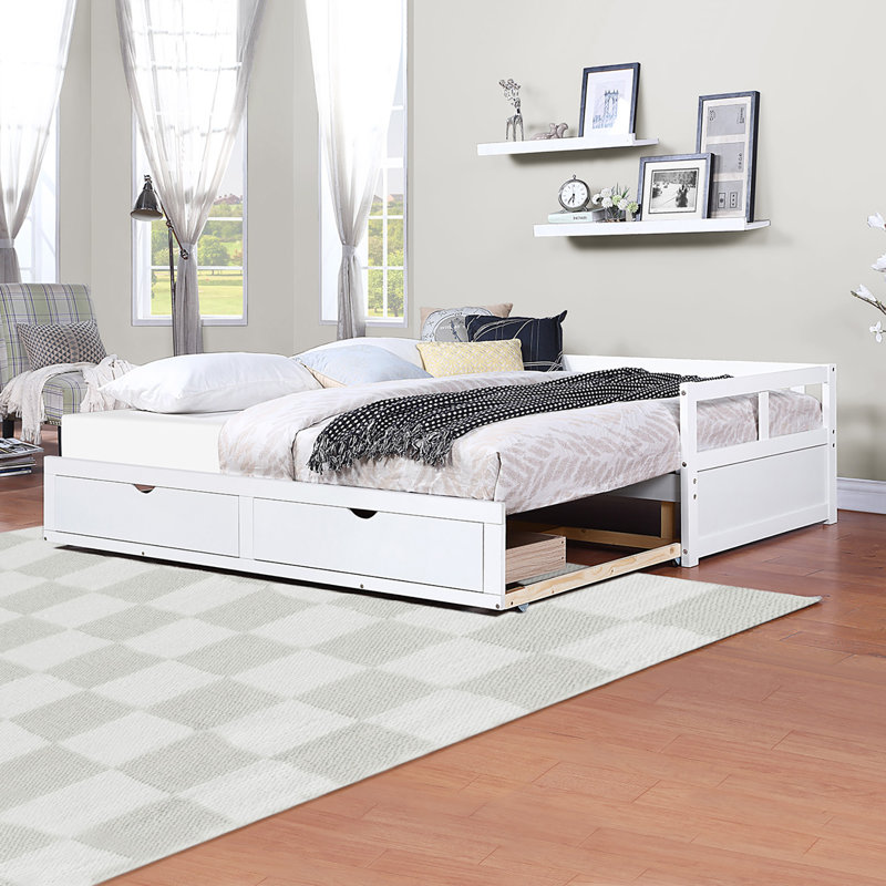 Wildon Home Delaney Twin Daybed with Trundle Wayfair